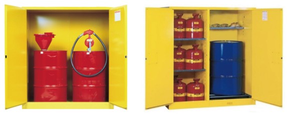 2 x 200 L Drum Storage cabinet